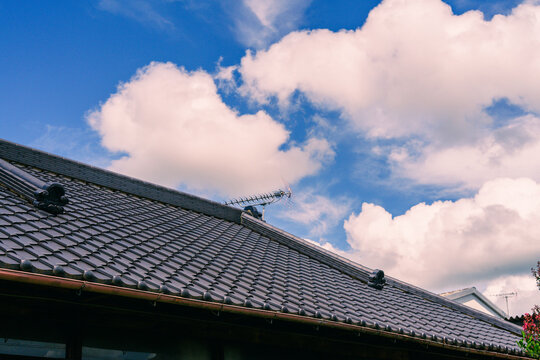 roof and sky