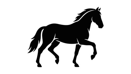Fototapeta premium Horse Silhouette Vector Illustration