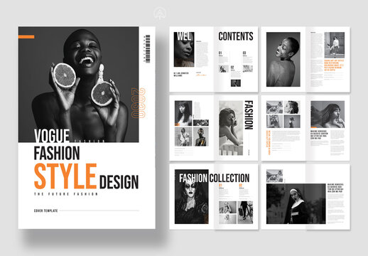 Vogue Fashion Style Magazine Template