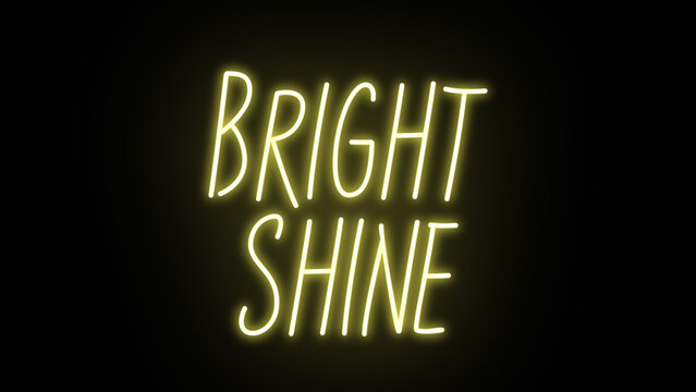 Colorful Neon Glowing Title