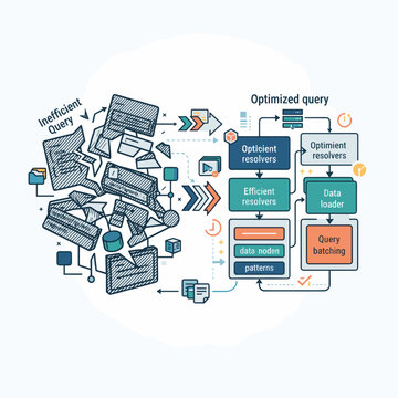 GraphQL query optimization flowchart for developer software blogs