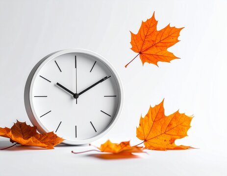Autumn season and passing time concept