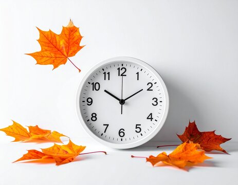 Autumn season and passing time concept
