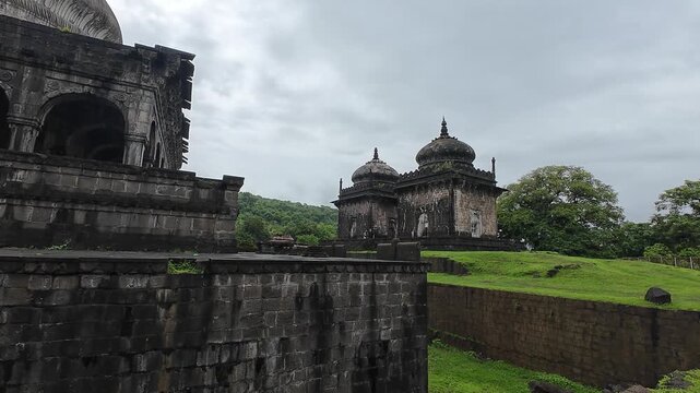 Historic Khokari Tombs of Siddi Dynasty Rulers Near Murud , Maharashtra, India 