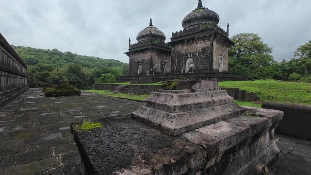 Historic Khokari Tombs of Siddi Dynasty Rulers Near Murud , Maharashtra, India 