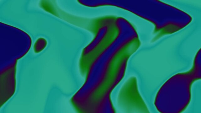 Vibrant Emerald Green And Teal Liquid Swirl Abstract Motion Flow Pattern Background