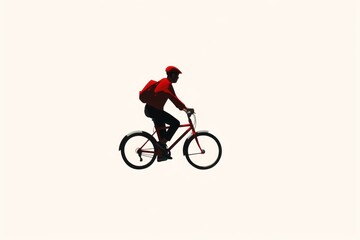 Fototapeta premium Bicycle bike silhouette vehicle.