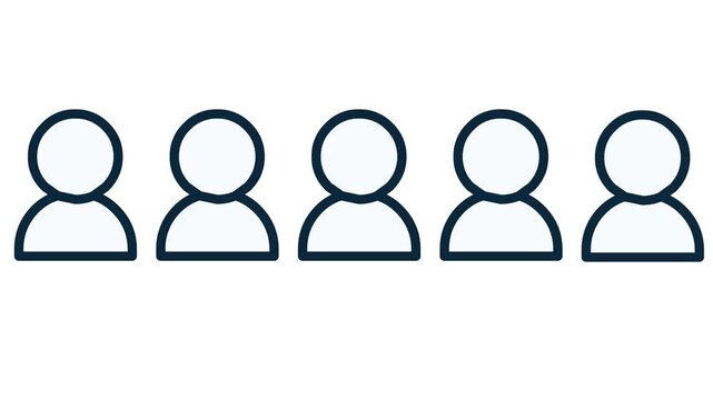 An animated avatar icon appears on the screen against a white background