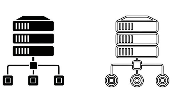 Modern data storage servers connected to network devices