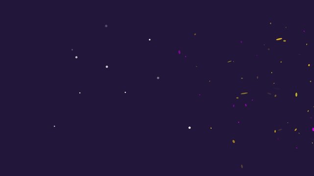 Cosmic glowing particles expanding across deep space background with dynamic light trails with video captures mesmerizing luminous particles streaking through vast space themed (600)