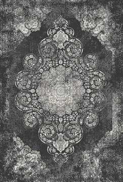 Vintage ornate rug pattern background