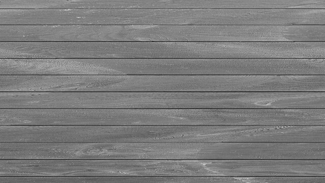 "Gray Weathered Horizontal Wooden Planks Seamless Texture Background"