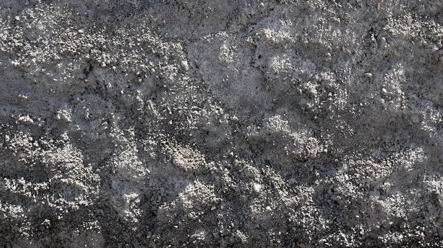 Texture concrete wall of light grey color cement texture background.Grey pastel rough crack cement texture stone concrete,rock plastered stucco wall; painted flat fade background. Side view.  grain