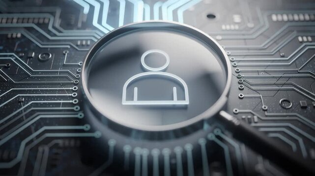 Exploring the connection between technology and personal identity through detailed visual storytelling and modern digital concepts