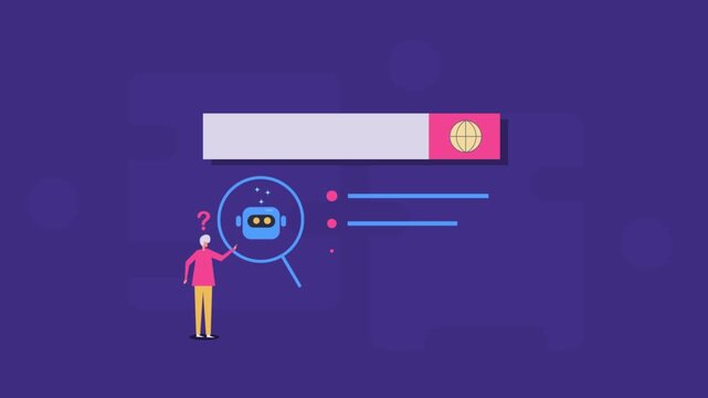Conversational AI search experience, user ask question and receive relevant explanation.