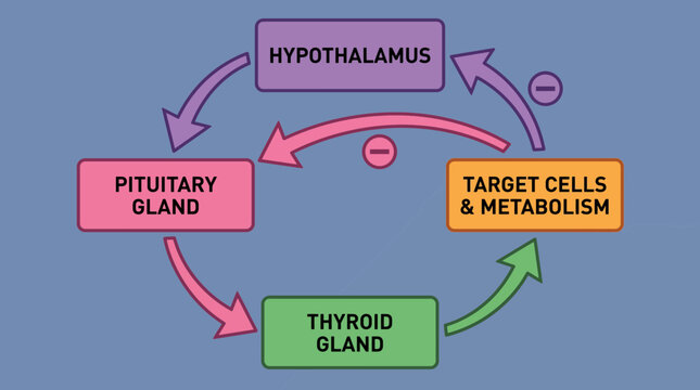 Thyroid Hormone Regulation Feedback Loop
