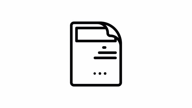 process minimalist stroke animation