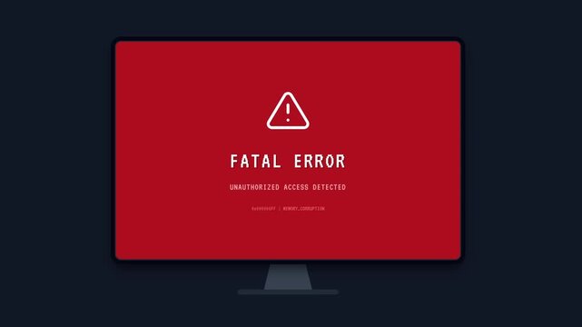 Computer screen displays Critical System Update, warning of vulnerability and urgent patch download.