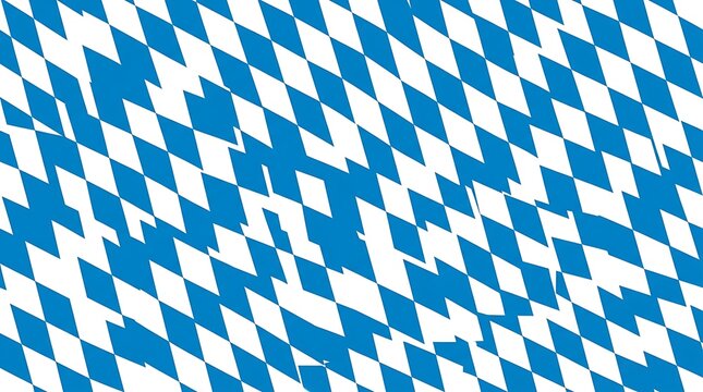 Blue and white diamond pattern texture background for oktoberfest celebration and german design