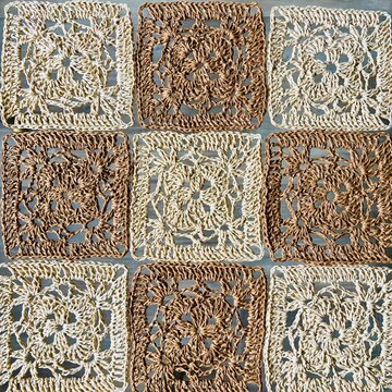 beige and brown knitted texture background
