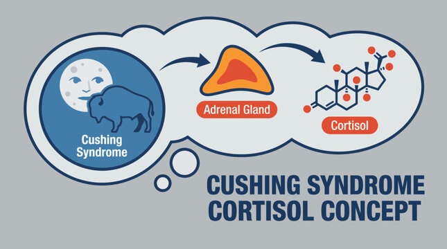 Cushing Syndrome Cortisol Concept Vector