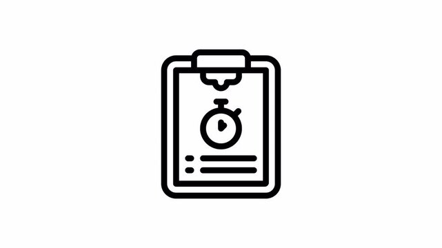 assignment minimalist stroke animation