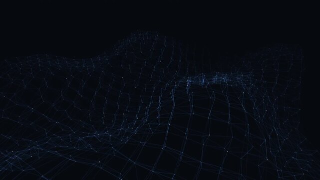 Evolving neural network nodes shift in a seamless data topology