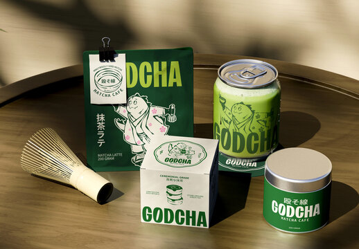 Matcha Branding Mockup Set