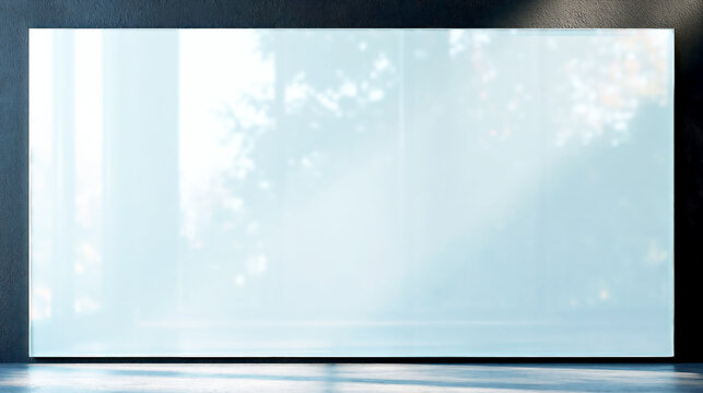 large office window glass texture on a black background, no frames or dividers, seamless flat glass surface