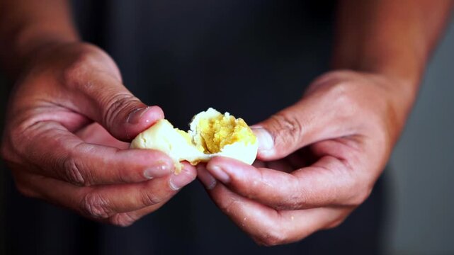 Bakpia is a traditional, flat, round pastry made from wheat flour dough filled with a mixture of mung beans and sugar, then baked.
