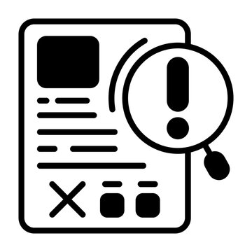 Disciplinary Action Vector Icon