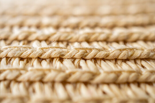Natural rattan braided pattern texture background