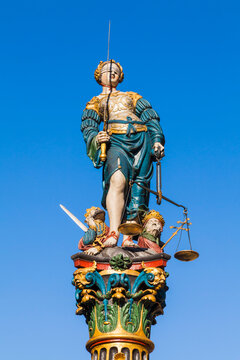 Switzerland, Bern, fountain of justice