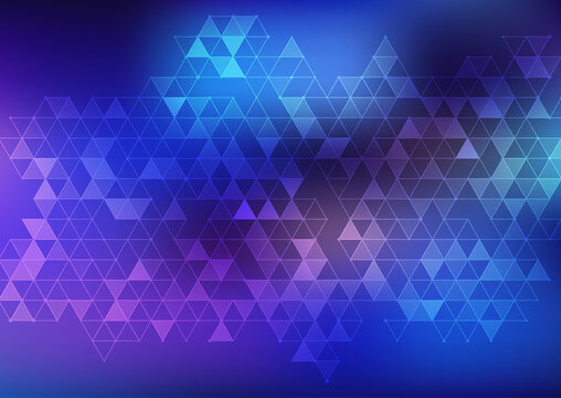 Abstract background with a low poly design