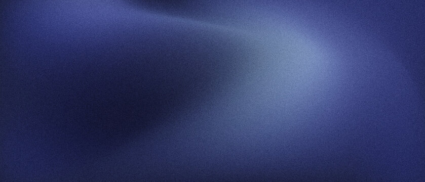 Grainy deep ultramarine blue and periwinkle violet abstract gradient background with soft spotlight noise texture.