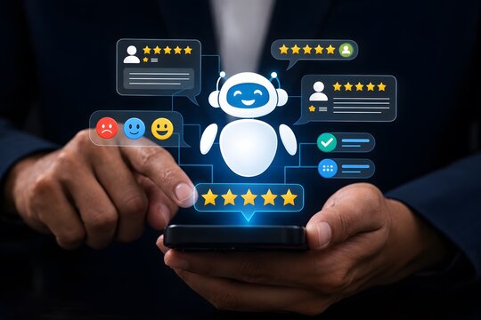 AI Customer Feedback Chatbot for Mobile Rating Surveys, Digital Review Automation, Service Satisfaction Analytics, Reputation Management, and Business Support Experience Optimization