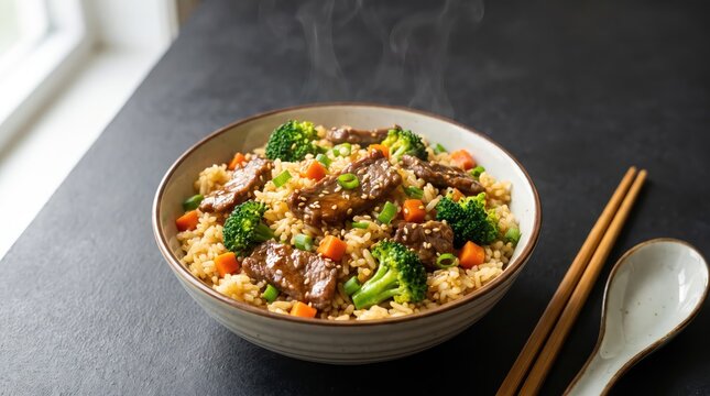 Beef and broccoli Fried Rice, Fried rice recipe
