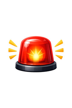 Illustration of a red caution sign with yellow border and a yellow explosion sound effect behind it.