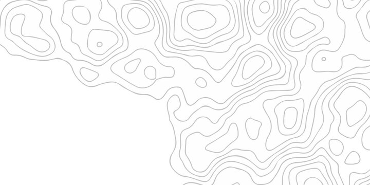 Abstract minimal discovery area topo map. white topo White creative wave grid stripe line map topography. geographic contour mounted map background.