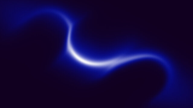 Abstract blue liquid wave background with glowing light curves and smooth flowing motion.