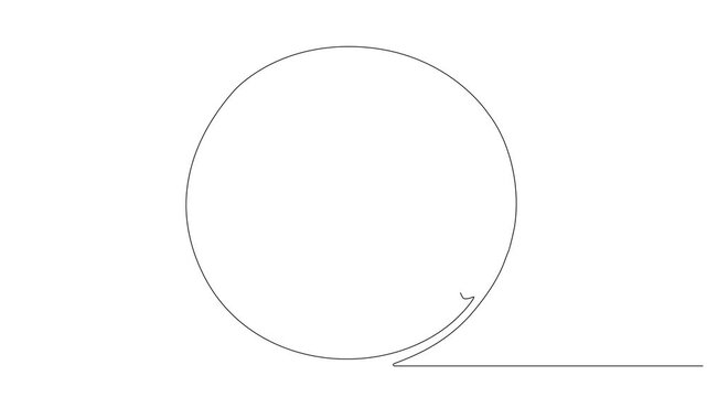 world earth map globe sphere sign one line art 2d video animation motion