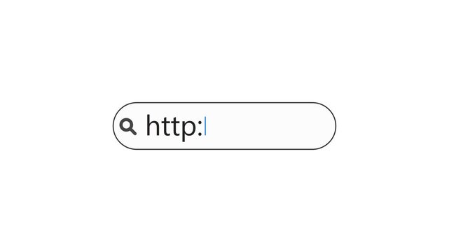 Minimalist Search Bar UI Animation Overlay for Web Browsing and Engine Concepts