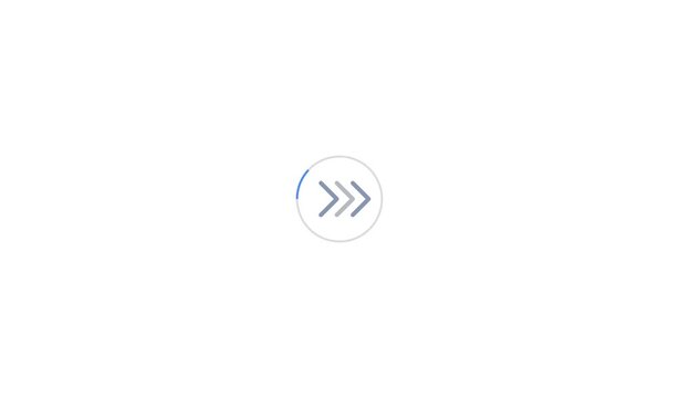 Fast-forward icon animation. Animated fast forward button animation