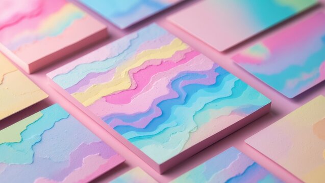 Pastel Gradient social media stories Background templates featuring Abstract Vibrant Soft Texture and Halftone multicolor art.