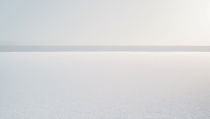 Fototapeta premium Minimalist Landscape with Foggy Horizon and Soft Light