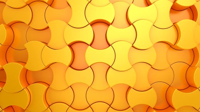 Background of Geometric Shapes. Abstract motion, loop, two color, 3d rendering, 4k resolution
