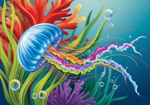 幻想の水中舞踏