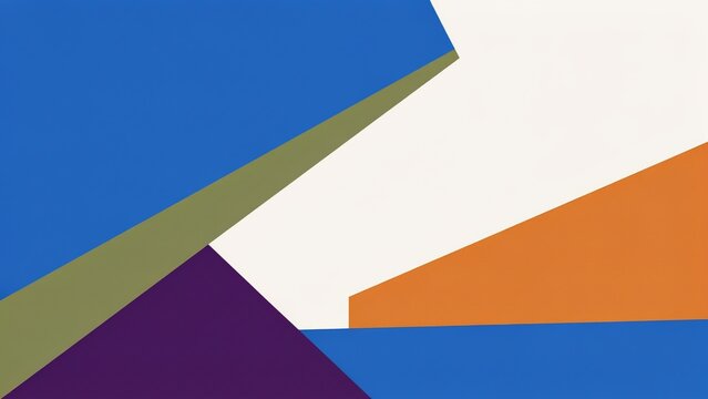 Abstract Geometric Vector Background with Colorful Sharp Polygons
