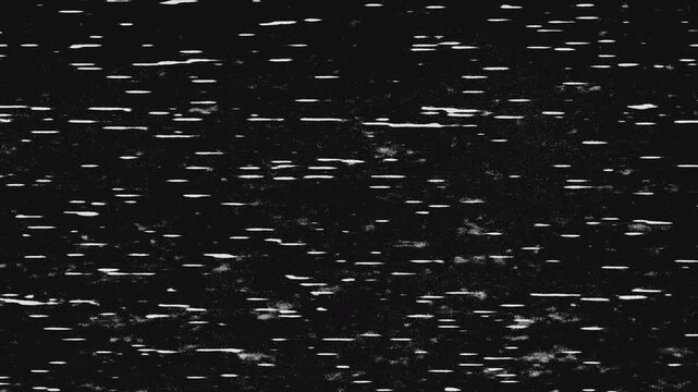 VHS Glitch Effect with Error Screen and Signal Interference