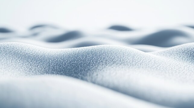 Photography of a white snow texture background, with freshly fallen,